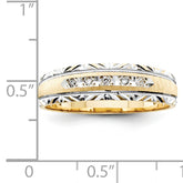 14k Men's Band (Trio) Mounting (No Stone Included)